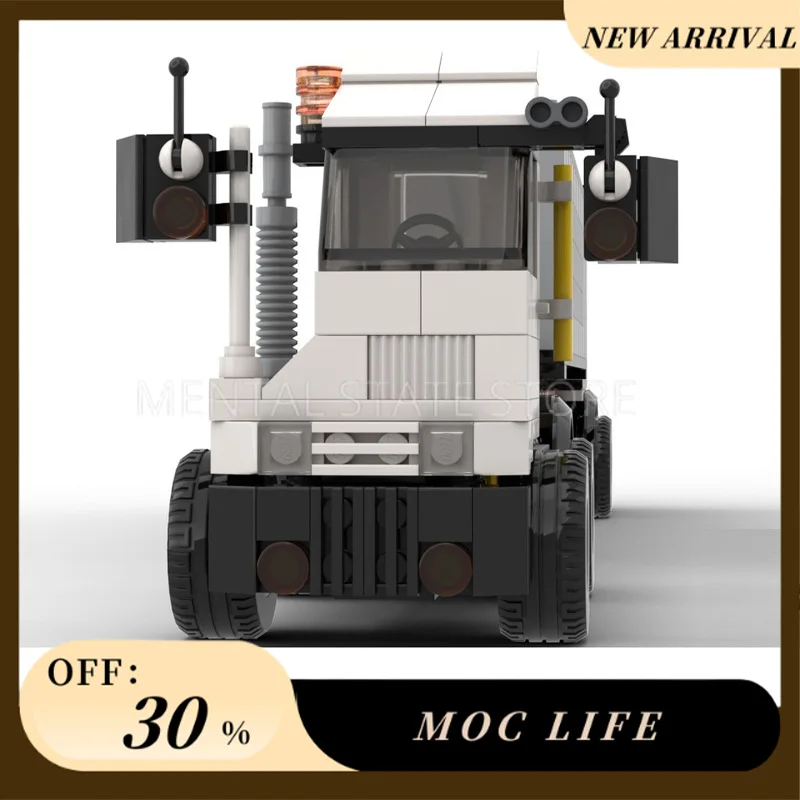 NEW 437PCS Customized MOC trailer and container Building Blocks Technology Bricks Creative Assembly Education Toys Holiday Gift