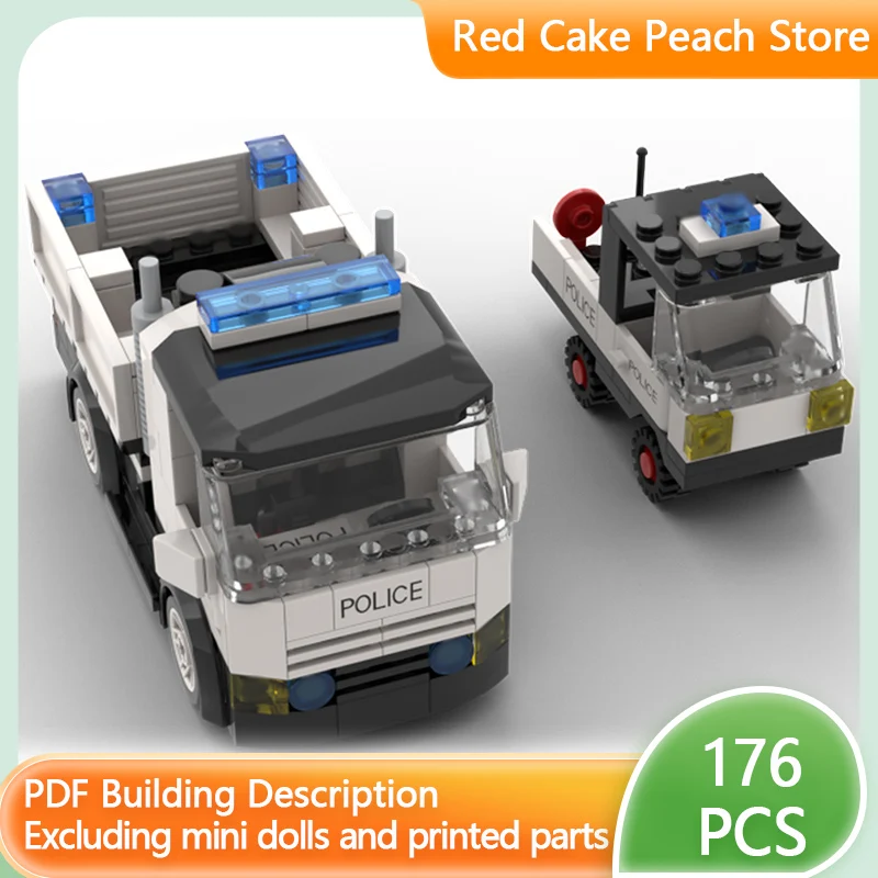 

City Car Model MOC Building Bricks Classic Tactical Patrol Vehicle Modular Technology Children Holiday Gifts Assemble Toys Suit