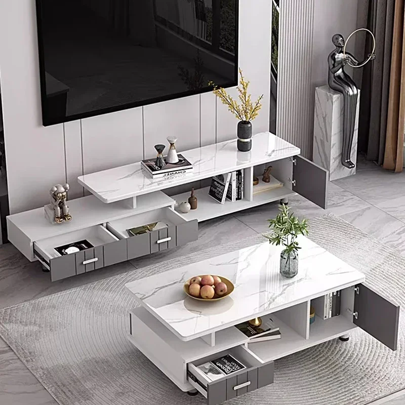 

Center Drawers Tv Table Office Coffee White Nordic Monitor Movies Salon Tv Stands Organizer Muebles Para Tv Italian Furniture