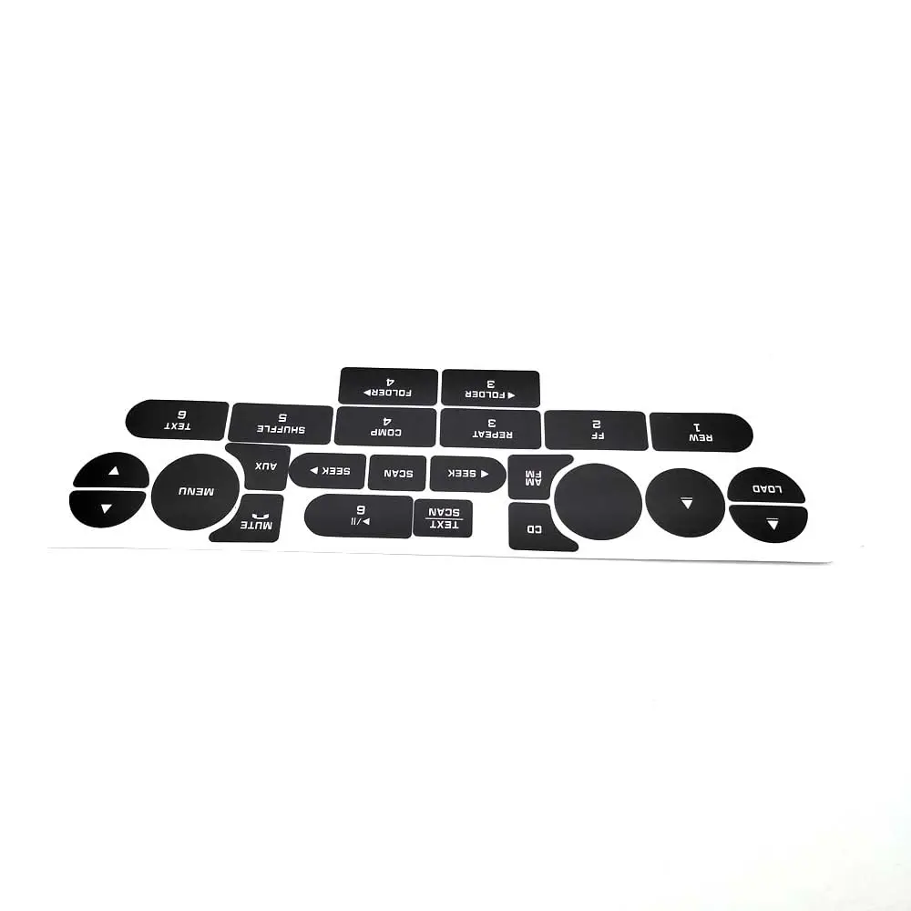 

Replacement Radio Button Stickers For FORD MUSTANG 2005 2006 2007 2008 2009
