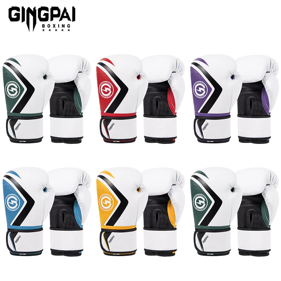 Guantes de boxeo para hombres y mujeres, equipo de entrenamiento profesional, Sanda, Muay Thai, guantes de boxeo para adultos y niños