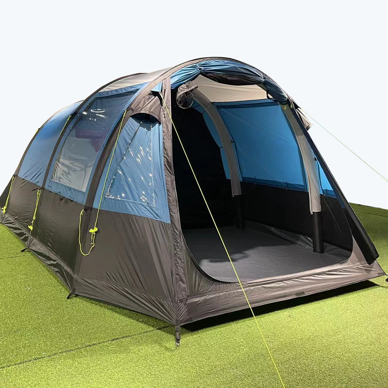 

Custom Logo 5 Person Air Tent Inflatable Camping Outdoor Tunnel Tent