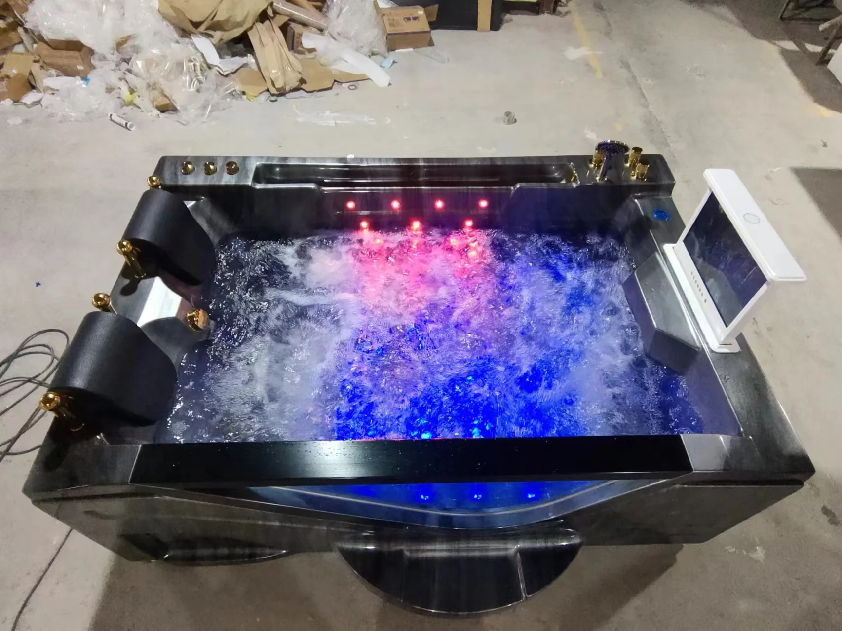 

Wholesale Acrylic Massage Bathtub With Deep Jetted Whirlpool Bath Hot Tubs Big Spa for Two People