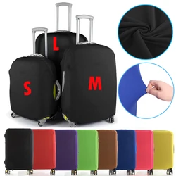 Luggage Cover Stretch Fabric Suitcase Protector Baggage Dust Case Cover Suitable for18-28 Inch Suitcase Case Travel Organizer