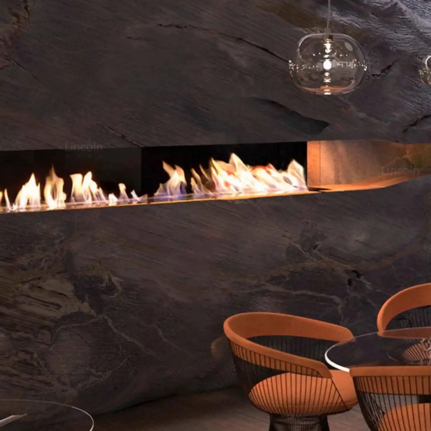 

tuya wifi smart burner bio kamin electric rectangle smart wifi bioethanol fireplace ethanol chimney 150