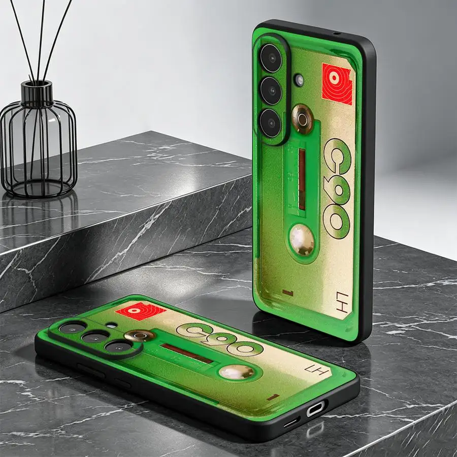 Case for Samsung Galaxy A57 A05 A25 A16 A55 A52 A36 A23 A15 A37 A06 A53 A17 A73 A51 Phone Cover A50 A13 A41 A70 A12 Green
