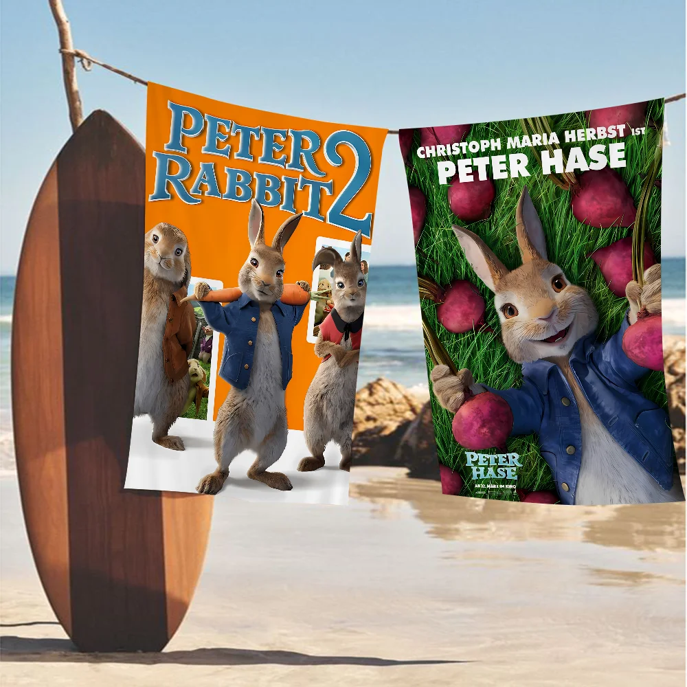 P-peter r-Kaninchen große Mikro faser Strand tücher schnell trocknende Handtuch Sand Strand tücher Pool Handtuch für Reisen Schwimmbad Yoga