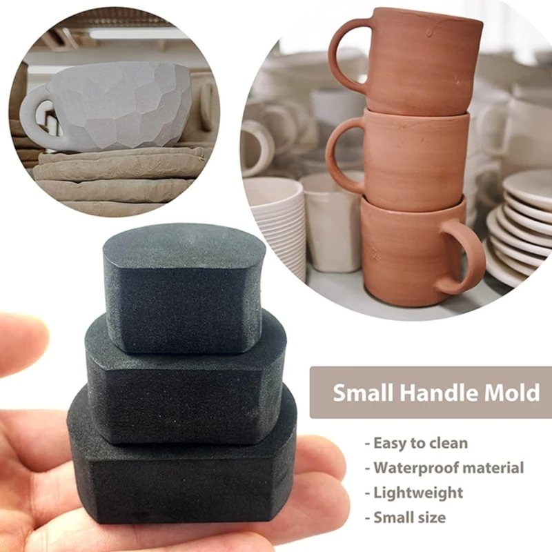 Khuôn tay cầm cốc cho đất sét Dụng cụ làm tay cầm cốc Các mẫu tay cầm cốc cho tay cầm cốc