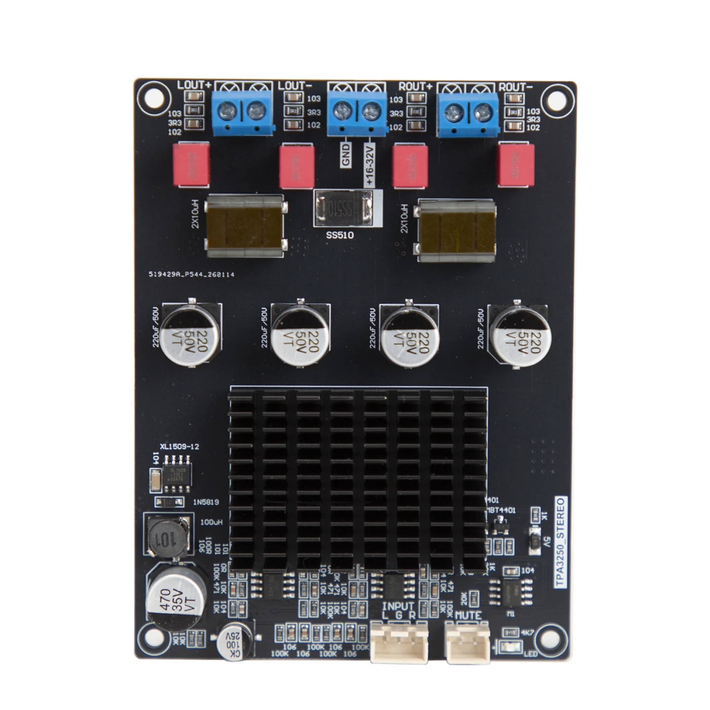 YJCO TPA3250 Stereo 2.0 High-fidelity Amplifier digital Class D audio Speaker home theater high-power amplifier board 130W*2