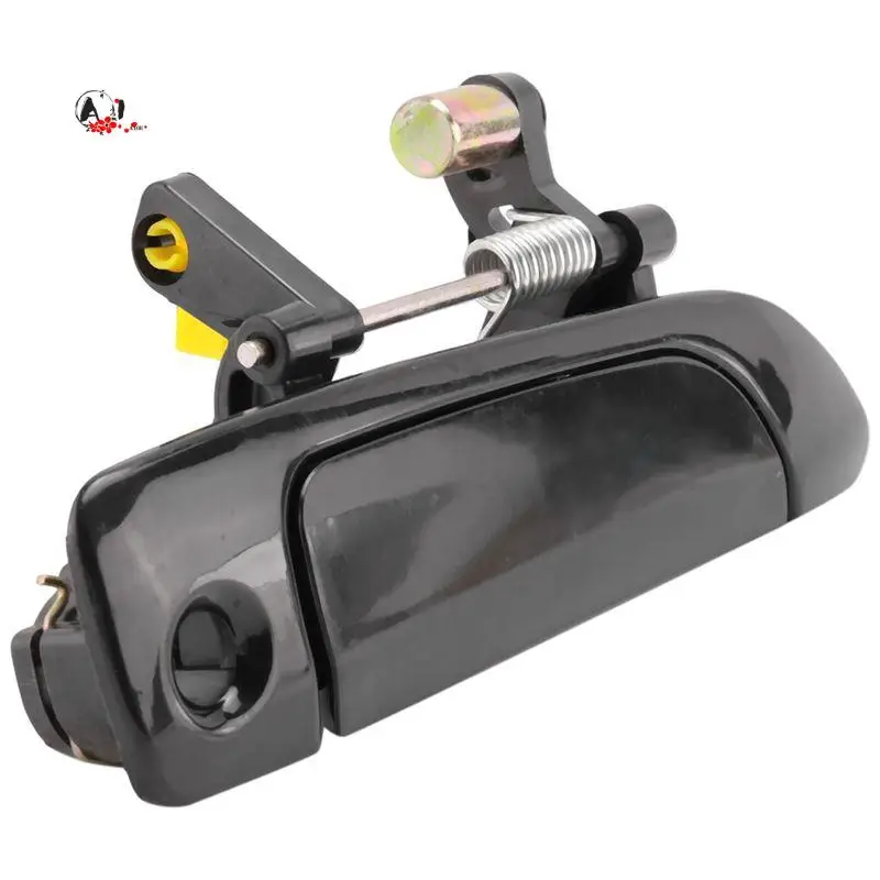 

A10E-Front Exterior Outside Door Handles Black New For 2001-2005 Honda Civic Sedan