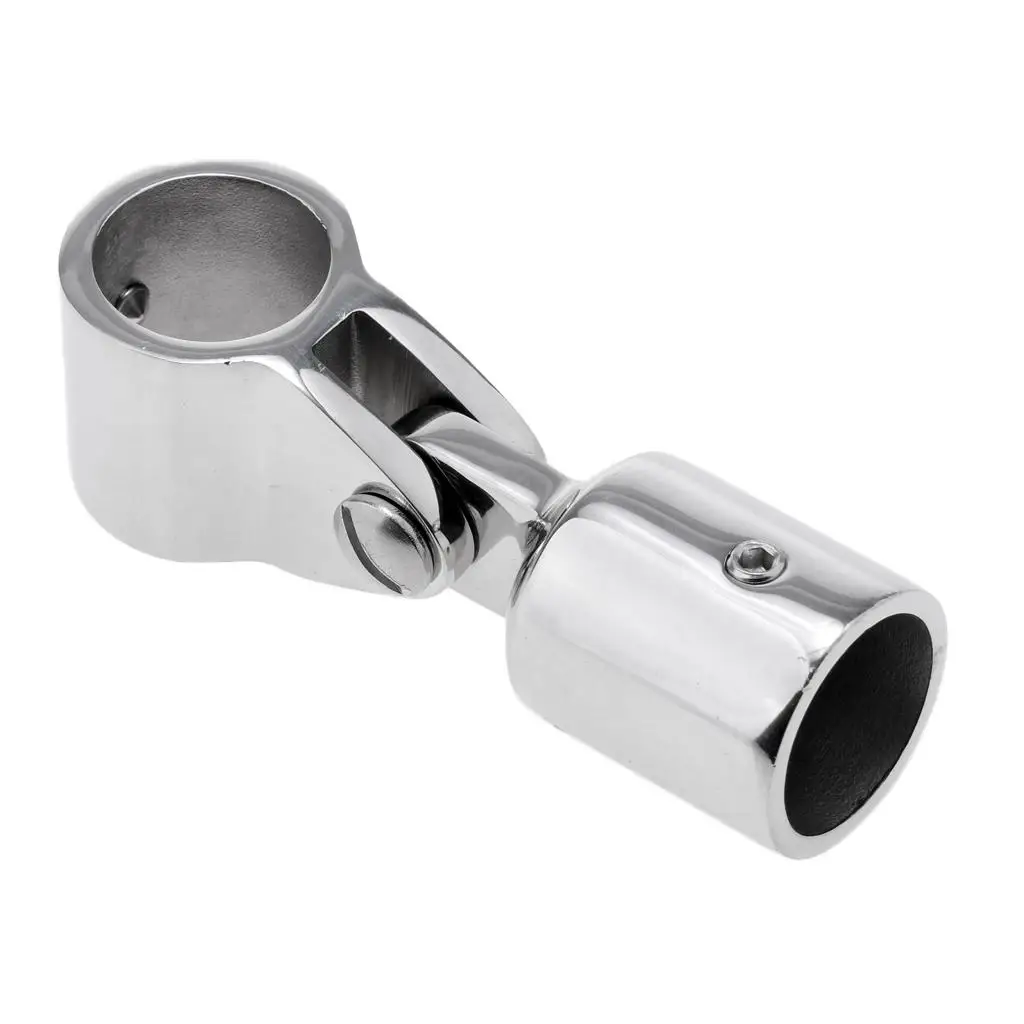 Marine Boat Awning Hand Rail Fitting 1 Inch (22mm) Elbow, 316 Stainless Steel Deck Hardware