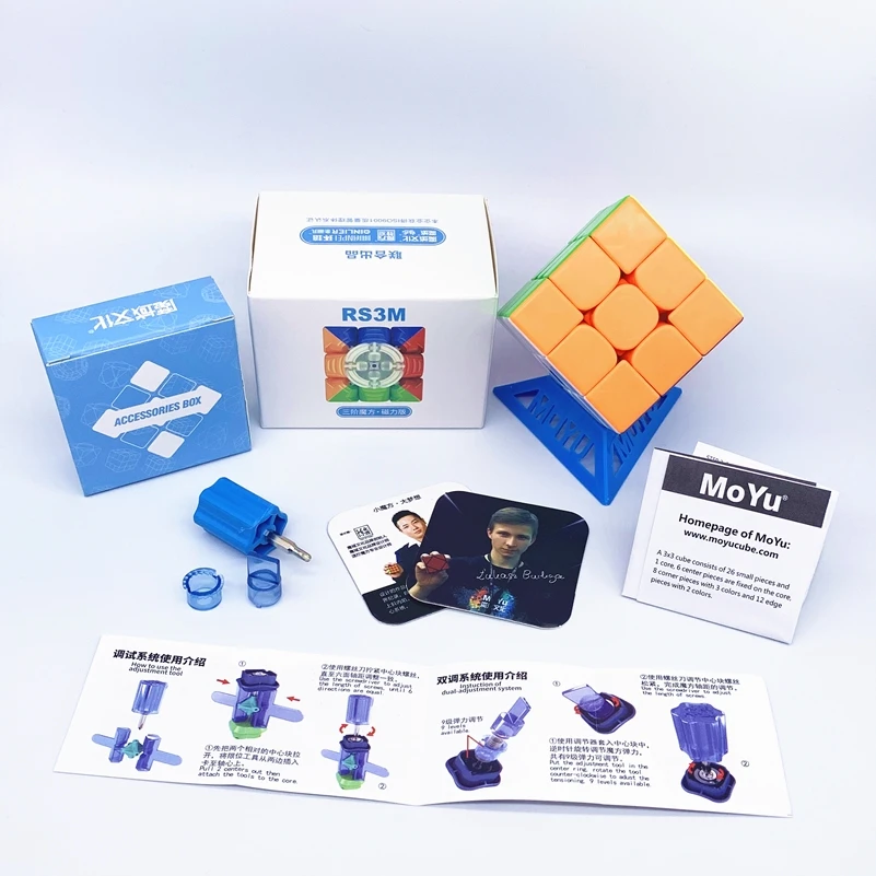 Moyu Meilong 3M 3x3x3 مكعب مغناطيسي 3x3x3 مكعب سرعة 3x3x3 المكعب السحري احترافي مغناطيسي 3x3x3 ألعاب ألغاز مكعب ألعاب أطفال , Magnetic 3x3x3 Cube 3x3x3 Speed cube