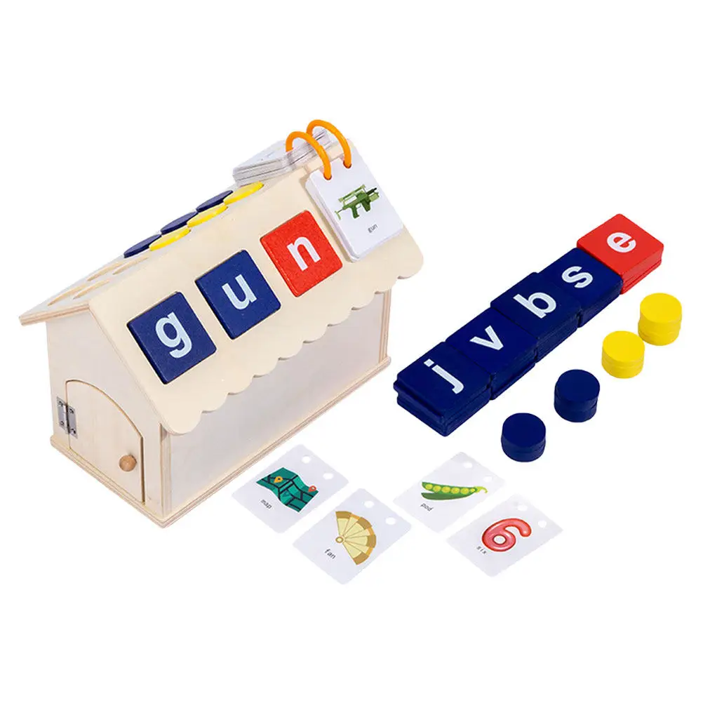 

Набор для изучения алфавита: развивающая деревянная игра-сортер для детей, обучающая распознаванию букв