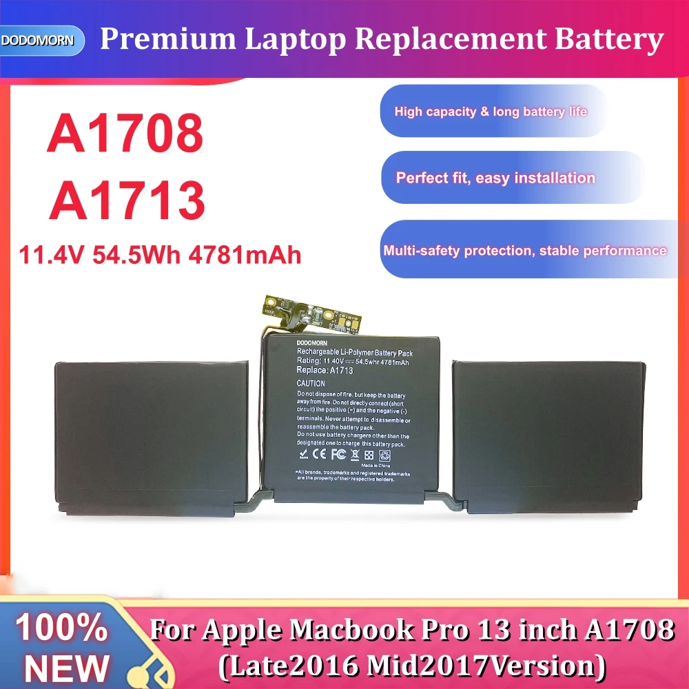 High Quality A1713 Battery for Apple MacBook Pro 13.3