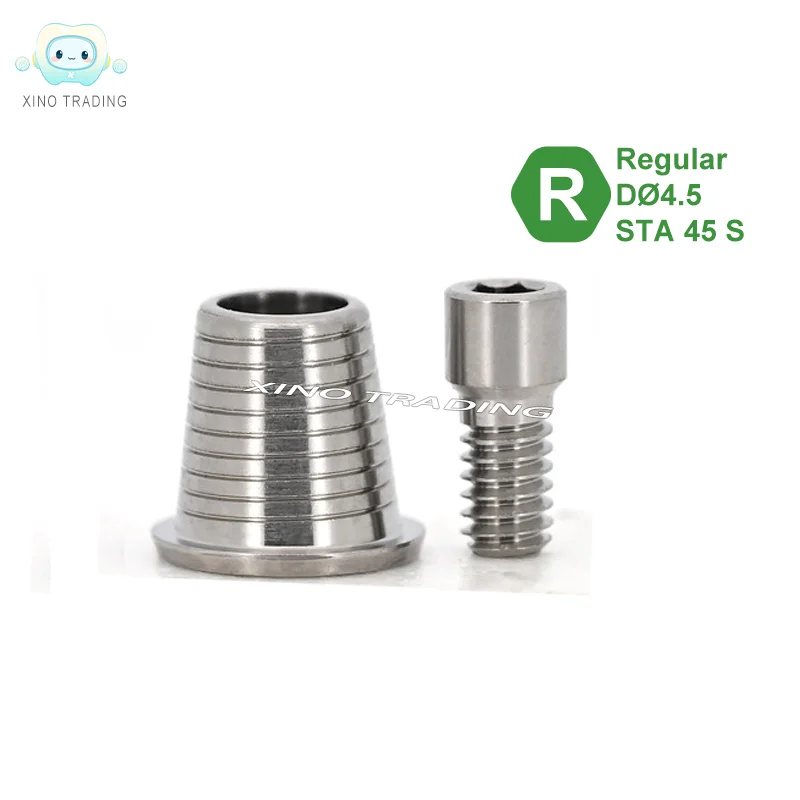 Para Dentium SuperLine Compatible multiunidad piezas de implante Dental Base de titanio no hexagonal CAD CAM Tibase consumibles médicos