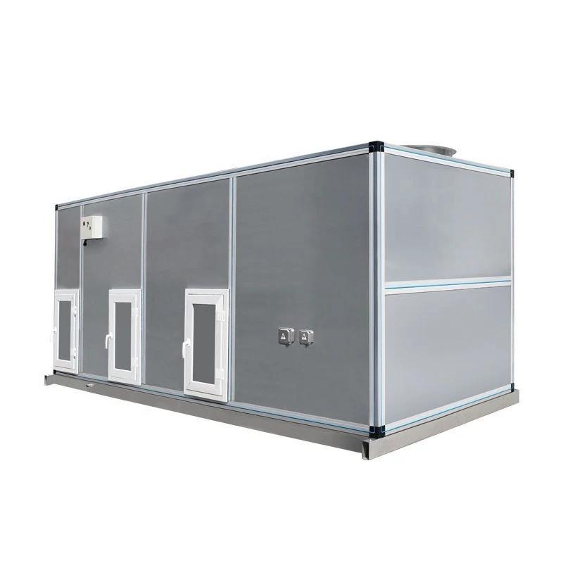 Purification and humidification type fresh air unit, filter type air handling unit with wet membrane humidifier