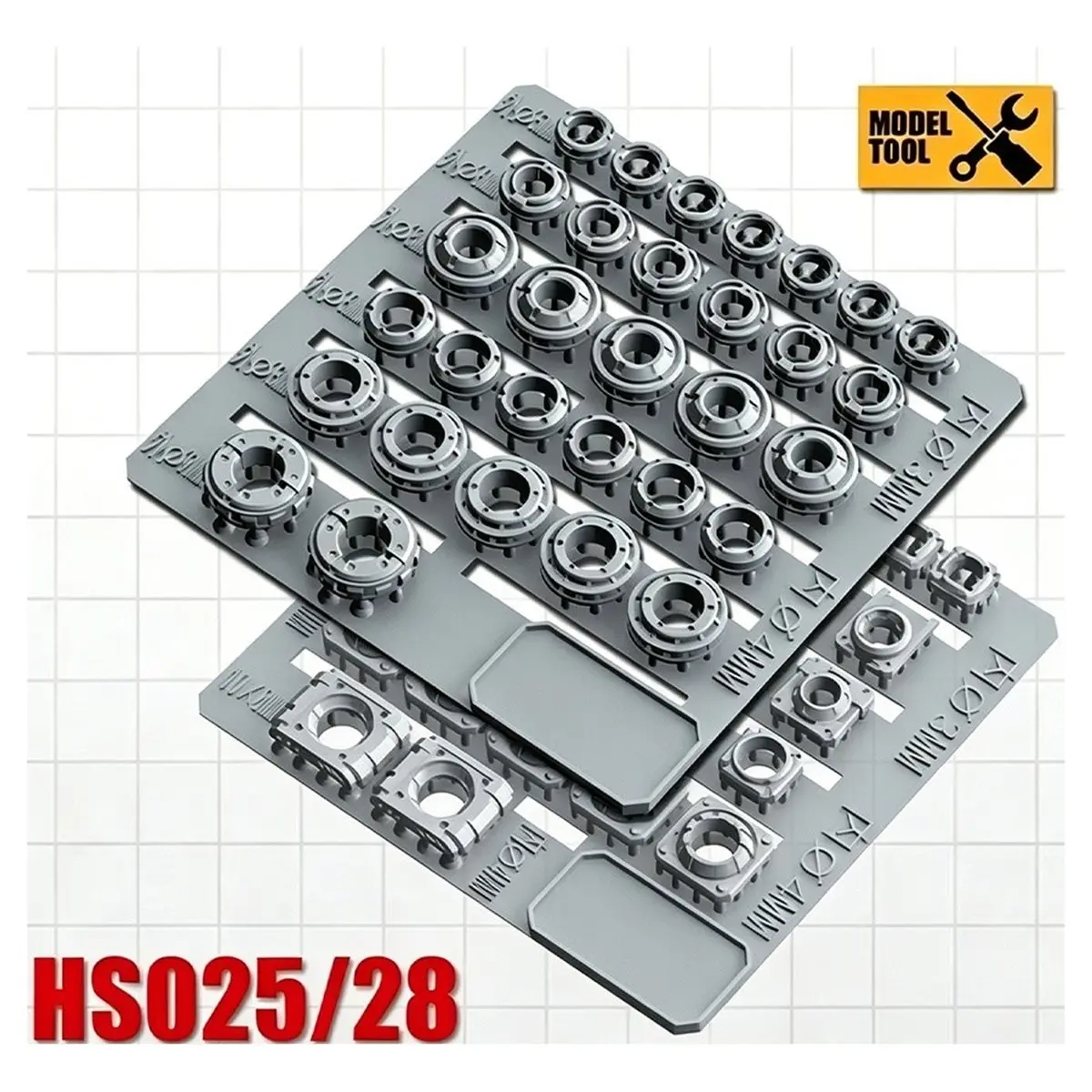 Model Plastic Detail Upgrade Parts, Modification Accessories Mecha Hobby DIY Building Tool