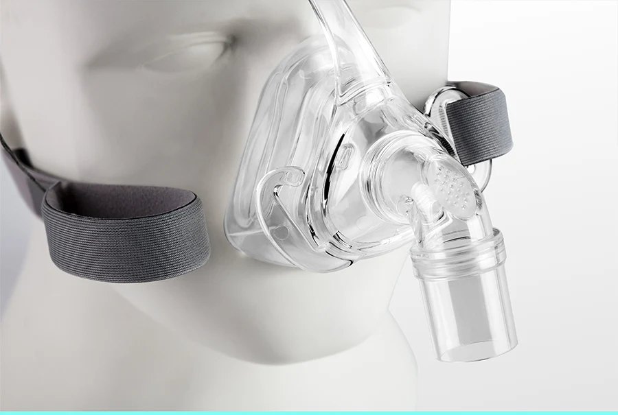 BMC CPAP Nasal Mask Full Face Mask With Tube Adjustable Strap Respirator For Travel CPAP Machine Anti Snoring Stopper Solution