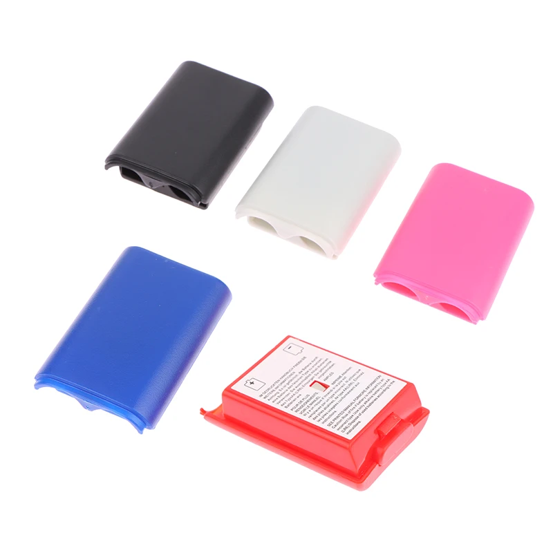 1pcs Game Battery Case For Xbox 360 Battery Case Wireless Controller Rechargeable Battery Cover With Sticker Gamepad Accessories