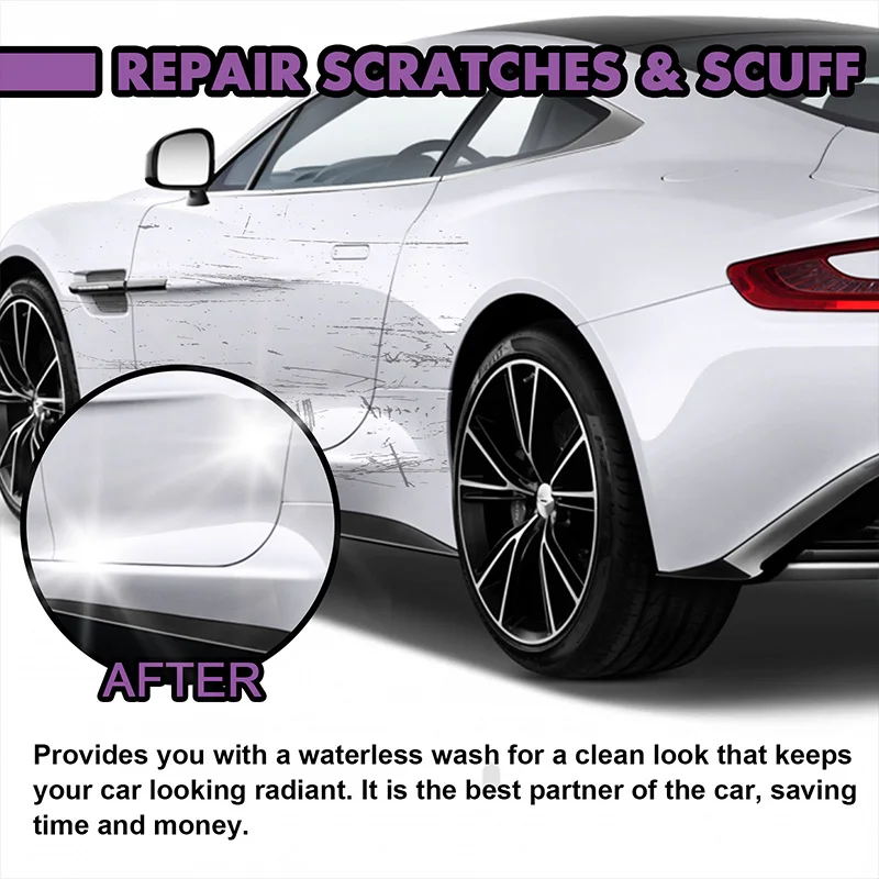 3 in 1 Scratch Repair Ceramic Coating Nano High Protection Plastic Refresh Fast Quick Polishing Paint Lotion Spray