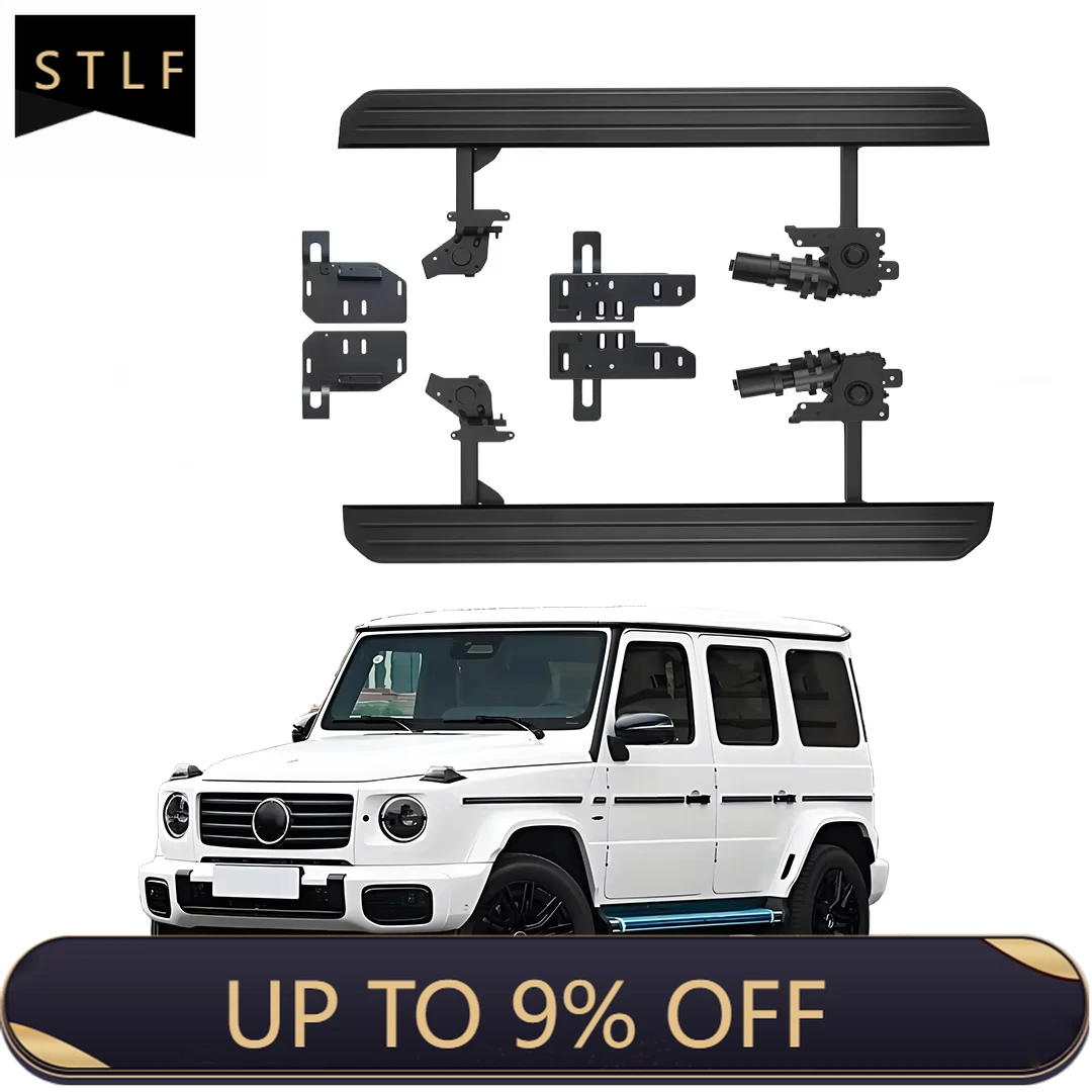 Electric Side Step Running Board Liush Rotating Model Power Auto Aluminum Alloy For Mercedes G W646 Plug&Play with Carry Bag