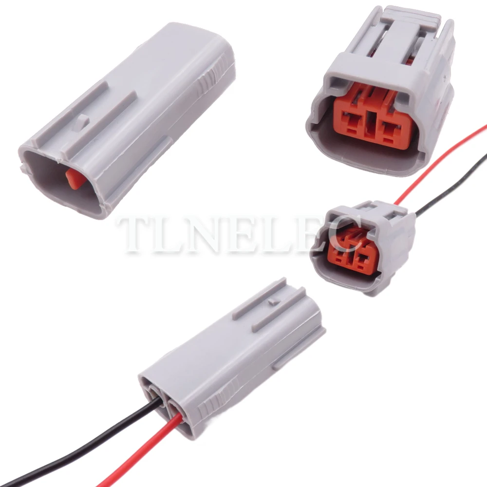 Presa per cavo di cablaggio maschio femmina fendinebbia per auto a 2 Pin con fili connettori sigillati per automobili 6195-0006 6195-0003
