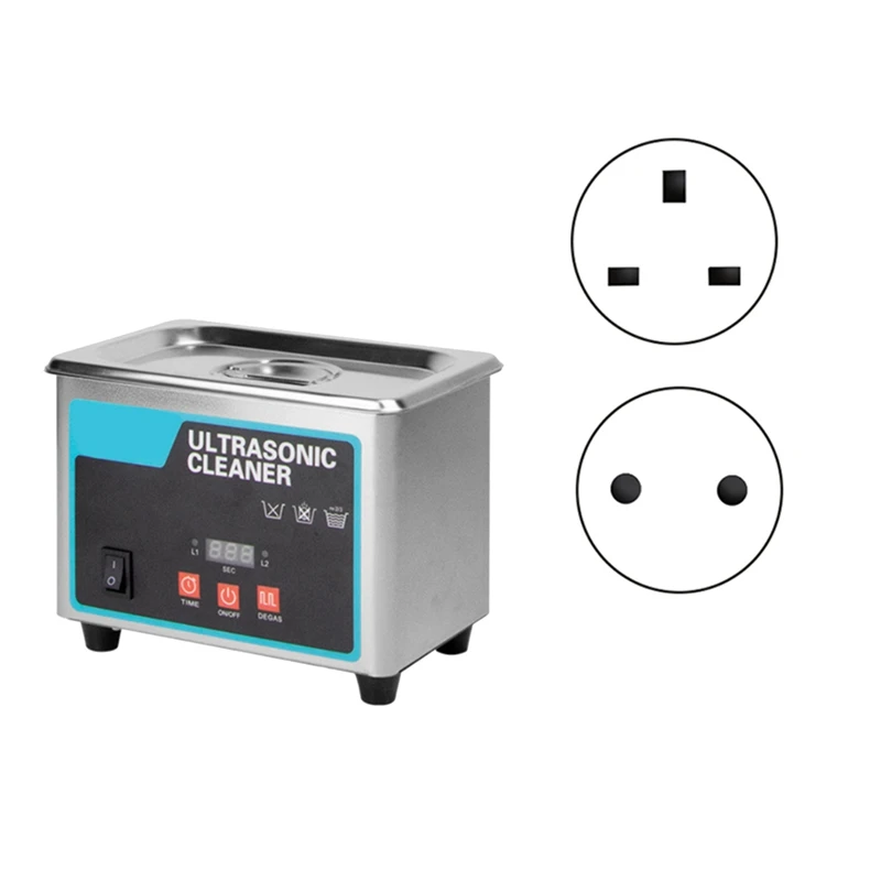 A86I-0.8L Knob Ultrasonic Cleaner 304 Stainless Steel Ultrasonic Cleaning Machine Adjustable Time And Temperature