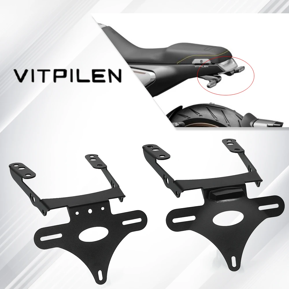 

Rear License Plate Holder Bracket Tail Tidy Fender Eliminator For Husqvarna VitPilen 401 SvartPilen 401 250 200 125 2018-2024