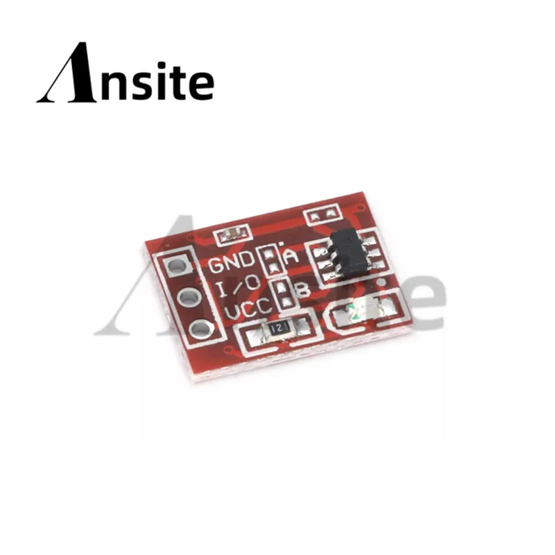 10PCS/Lot new TTP223 touch sensor Touch key module self-locking point capacitive switch single-channel transformation