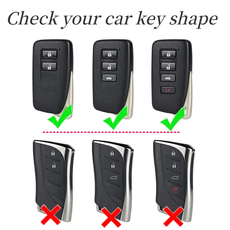 4 przyciski TPU obudowa kluczyka do samochodu z pilotem etui na Lexus IS ES GS RC NX RX LX 200 250 350 GX LS UX GS 260 300 NX200 NX300 RX350 ES300