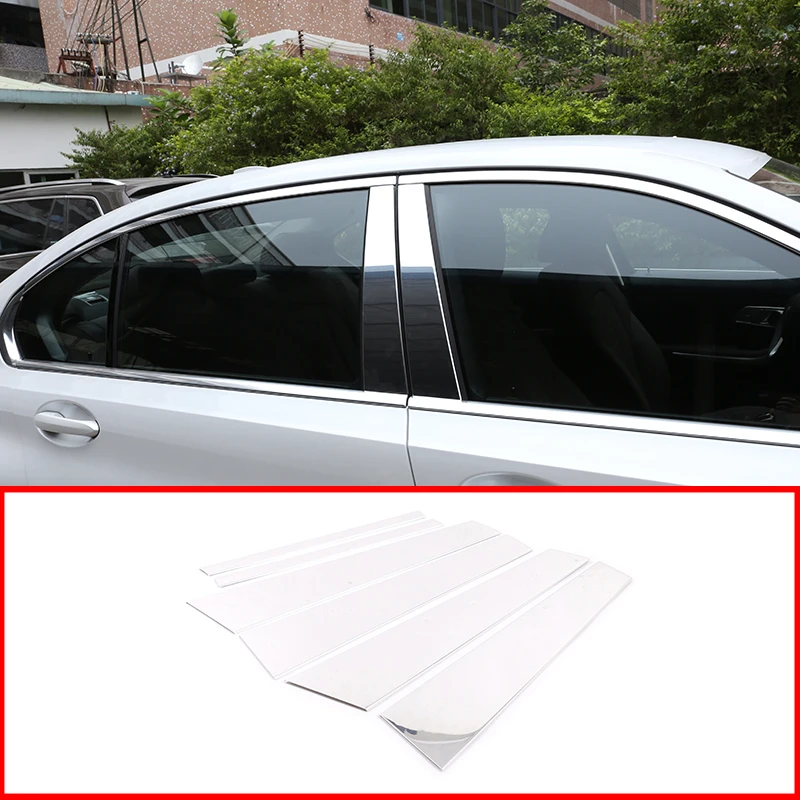 

For BMW 3 series G20 2019-2020 Aluminum alloy Window Panel Exterior Pillars Column Decorative Look Accessories