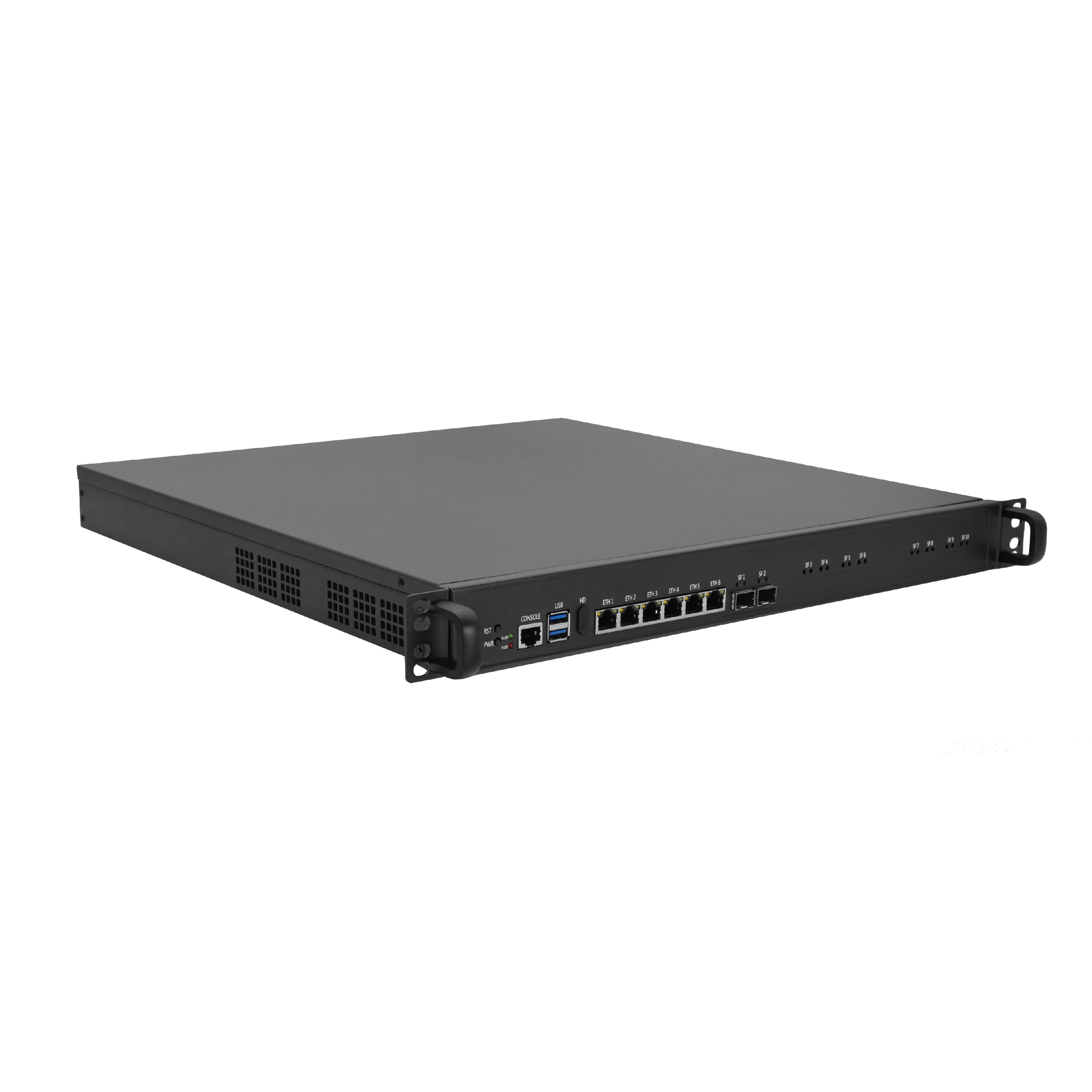 Hot Sale 1U Rack Firewall with Xeon E5-2640v4 6 Port GbE 10 SFP+ Security Gateway Server E5-2640v4 Rackmount Security Appliance