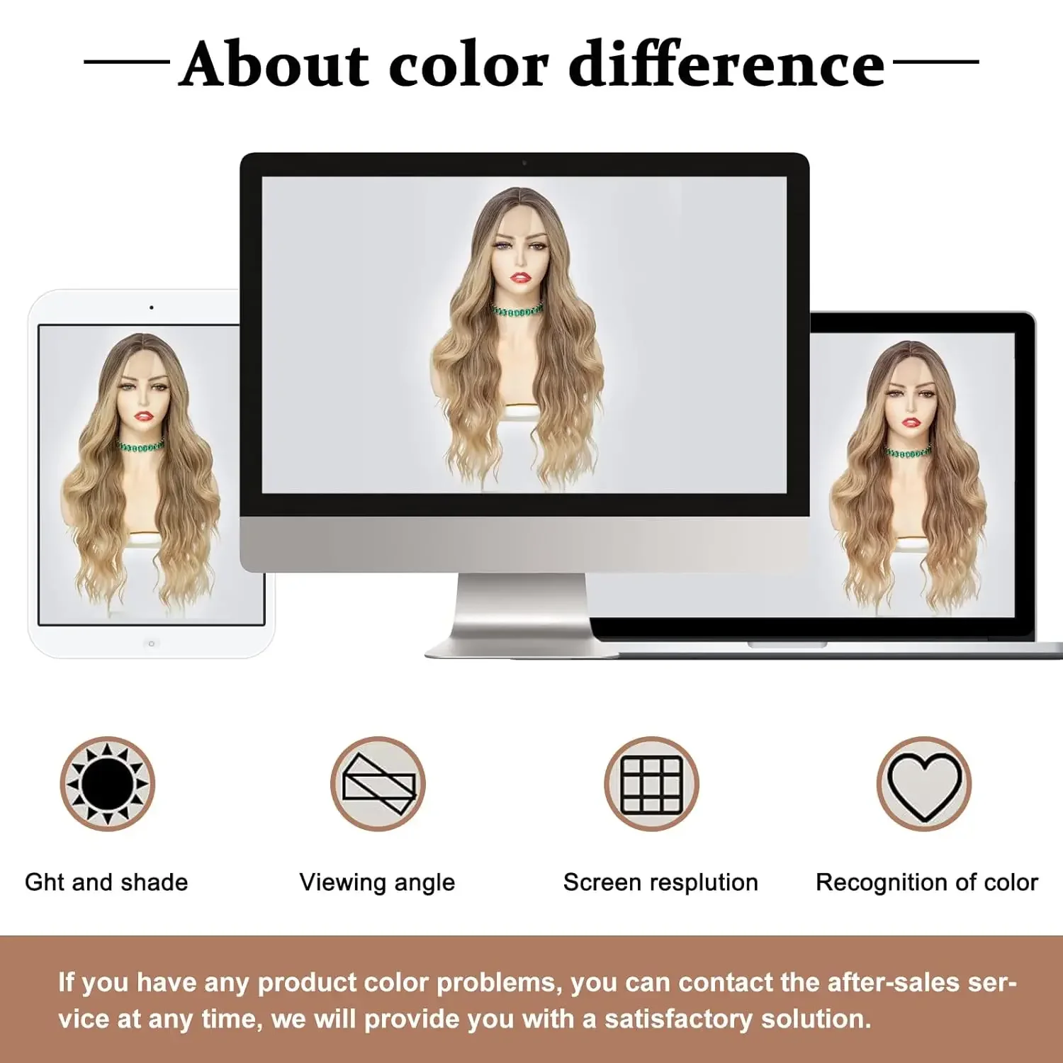 Cosplay Blonde Damenperücken Ombre Blonde Lockige Perücke im Ausverkauf Leimlose Rosa Schwarz Lila Perücke Damen Synthetische Wigund – Detail 11