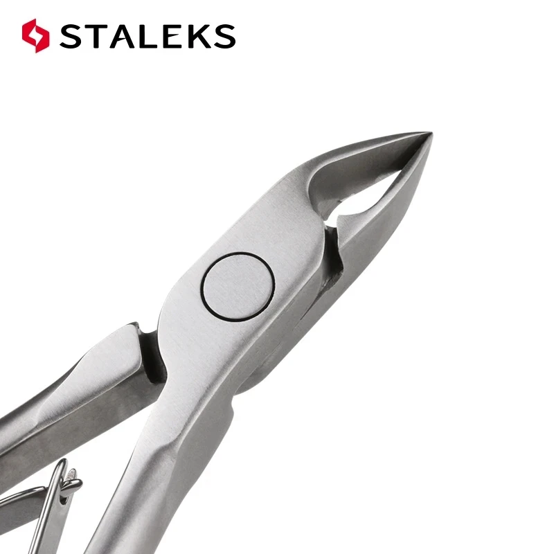 STALEKS NS-10-4 Manicure Trimming Dead Skin Clipper High Precision Stainless Stee Fingernail Toenail Cuticle Scissors Nail Tools