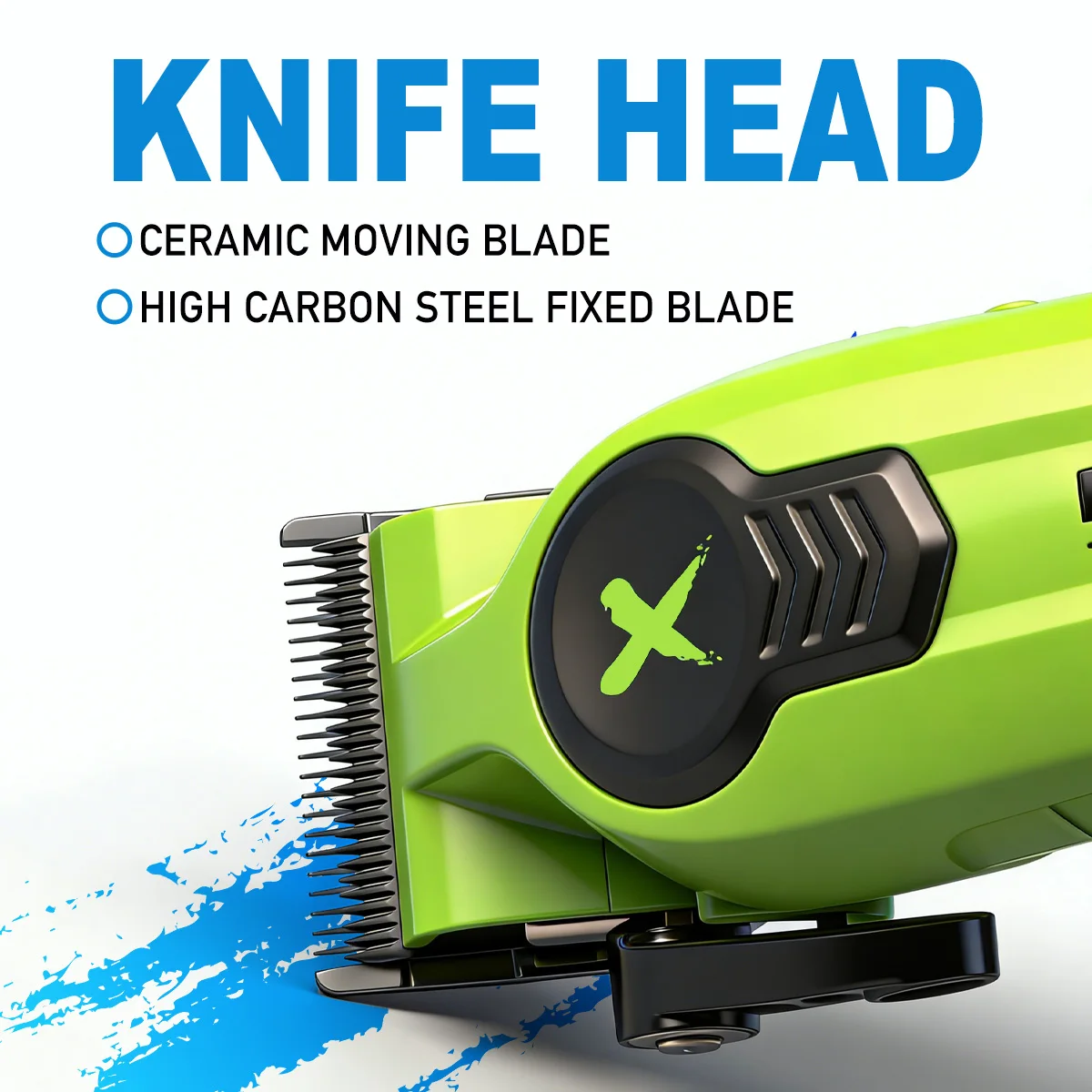 BRDCLIP X Series White FA1C 8800RPM Professional Electric Hair Clipper Hair Trimmer For Man Gradient DLC Blade Barber Shop