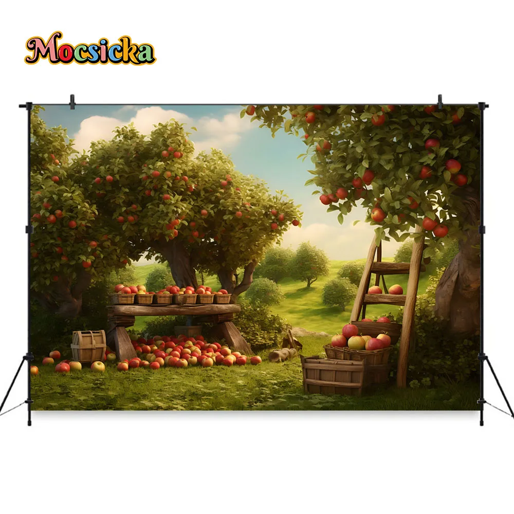 Retro Rural Scenery Oil Painting Photography Background Adult Birthday Baby Shower Artistic Portrait Backdrops Studio Photoshoot