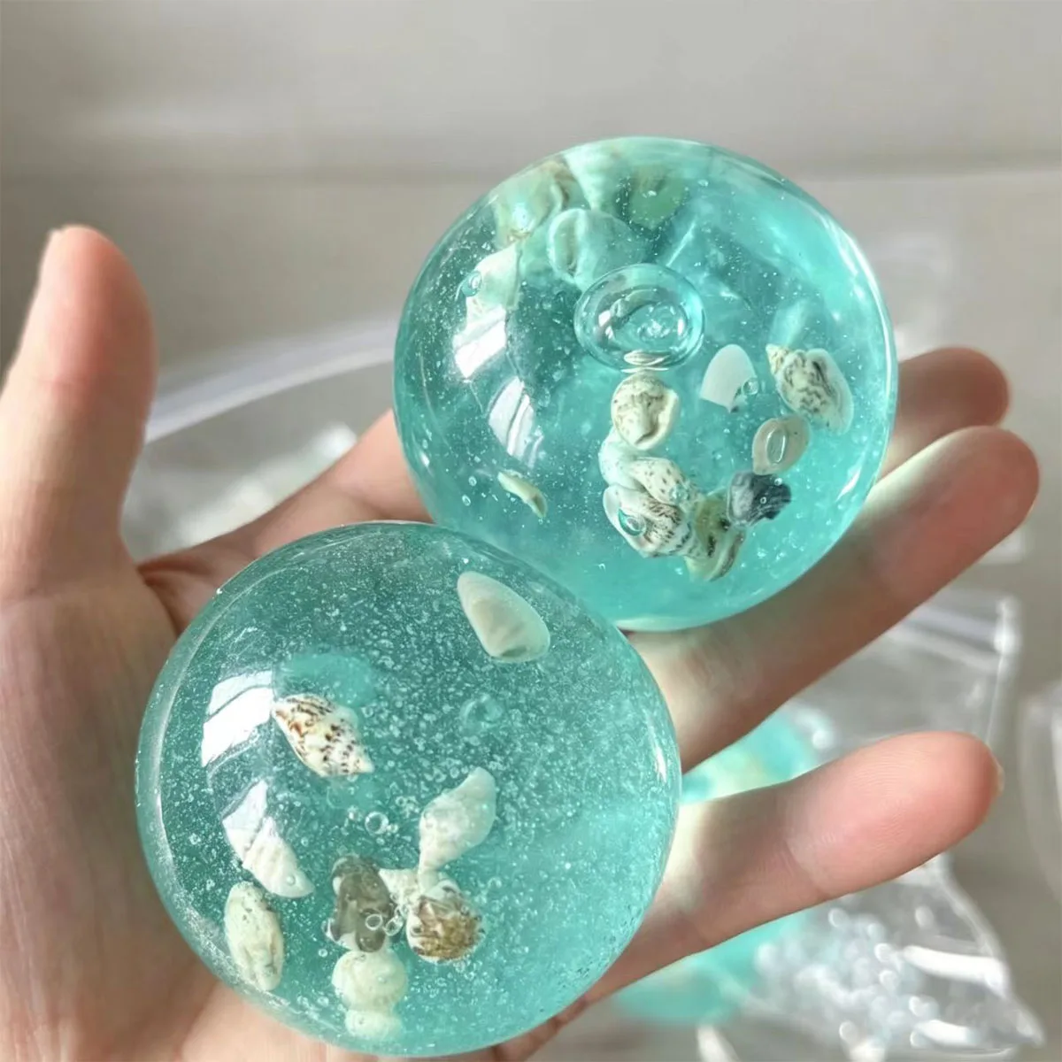 Marine Maltose Squishy gift stress ball Transparent Slow Rebound fidget Stress Relief Ball  Stress Relief gifts