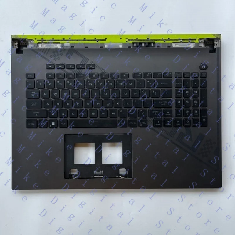 UU  FOR ASUS ROG G814J G834J 2023 Model Green C Shell Cover Upper Palmrest Keyboard