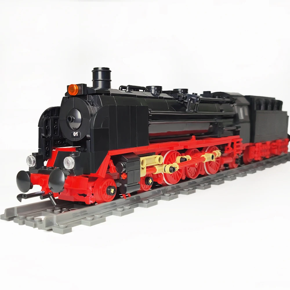 59004 Jiestar Creative Expert Ideas BRO1 Lecomotive Steam Train Railway Express Brick Modular Technical Model Building Block