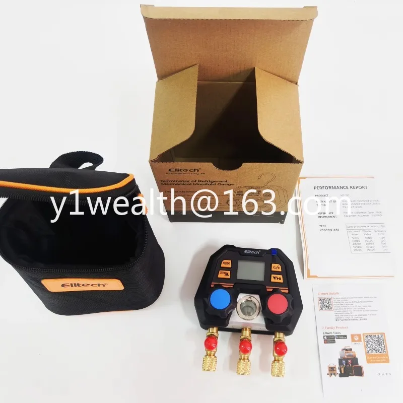 Automotive air Conditioning Fluorine Adding Tool Snow Refrigerant Electronic Pressure Gauge MS-100