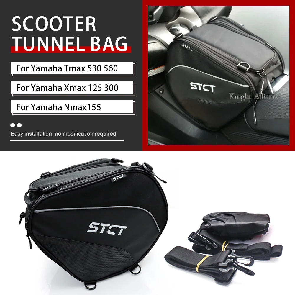 

For Yamaha Tmax 530 560 Xmax X-max 125 300 nmax155 Scooter Tunnel Bag Waterproof Fuel Tank Bag Motorcycle Tank Bags