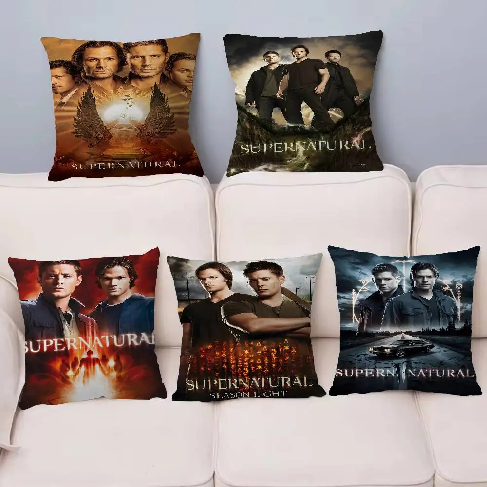 

TV Play Series Supernatural Cushion Cover Pillowcase Upholstery Sofa Throw Pillow Home Decor Pillowcas