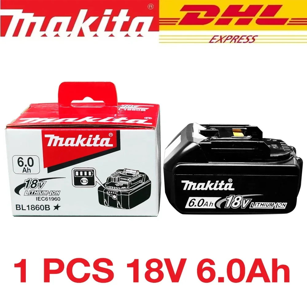 

DTW700 Makita original 18V 6.0Ah battery DDF485 TW190 DTD172 LXT400, suitable for more Makita 18V tool drills