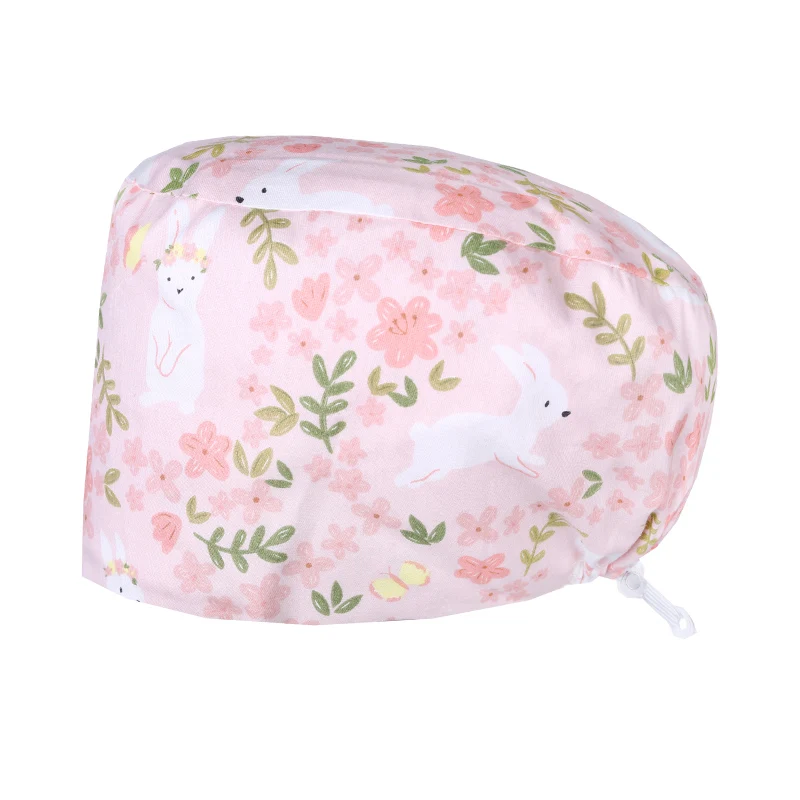 AliExpress BAISITIMPLE Print Nursing Scrub Caps for Women Men Doctors Nurse Medical Hats Cotton Comfortable Sanitary Sport Cycling Chef Skull Caps K828