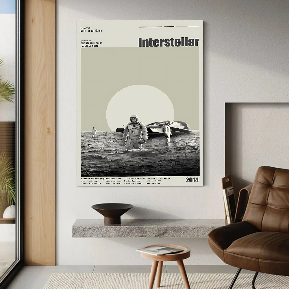 I-Interstellar الكلاسيكية الخيال العلمي فيلم نوعية جيدة يطبع والملصقات خمر غرفة بار مقهى ديكور ديكور المنزل #6