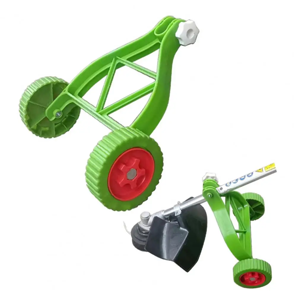 Adjustable Lawn Mower Wheels Lawn Mower Support Wheel String Trimmer Support Wheels Lawn Mower Accessories with Strong