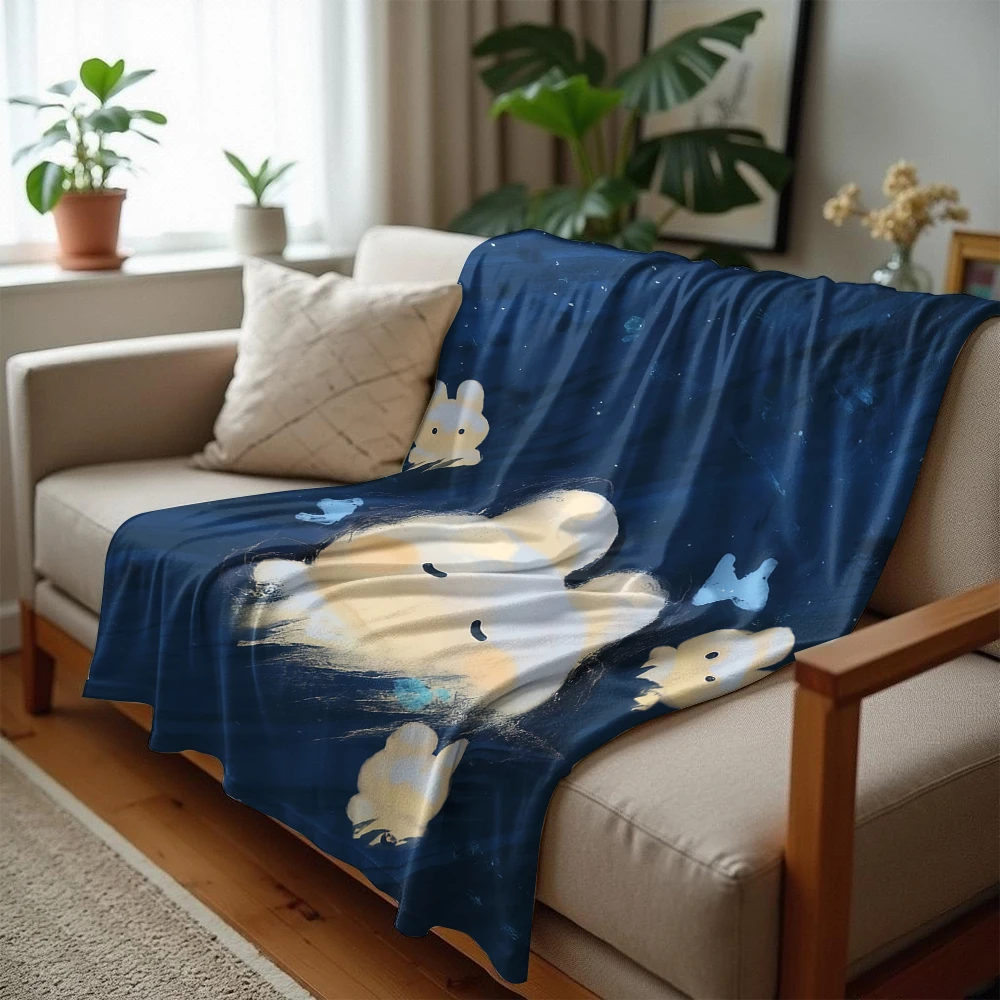 Bubble Ultra Soft Sherpa Fleece Blanket Fluffy Warm Halloween Cozy Throw for Sofa Couch Bedroom Gift All season