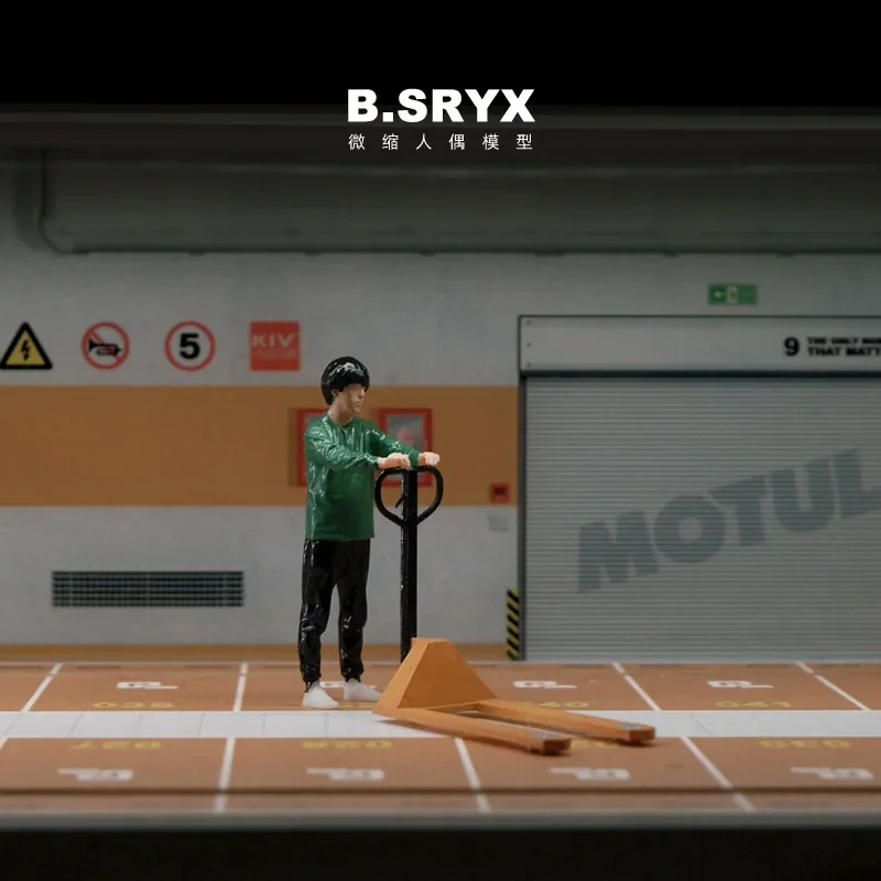 1:32 anime reboque mini boneca figura modelo em miniatura fotografia adereços modelo de cena diy mesa areia paisagismo ornamento presente