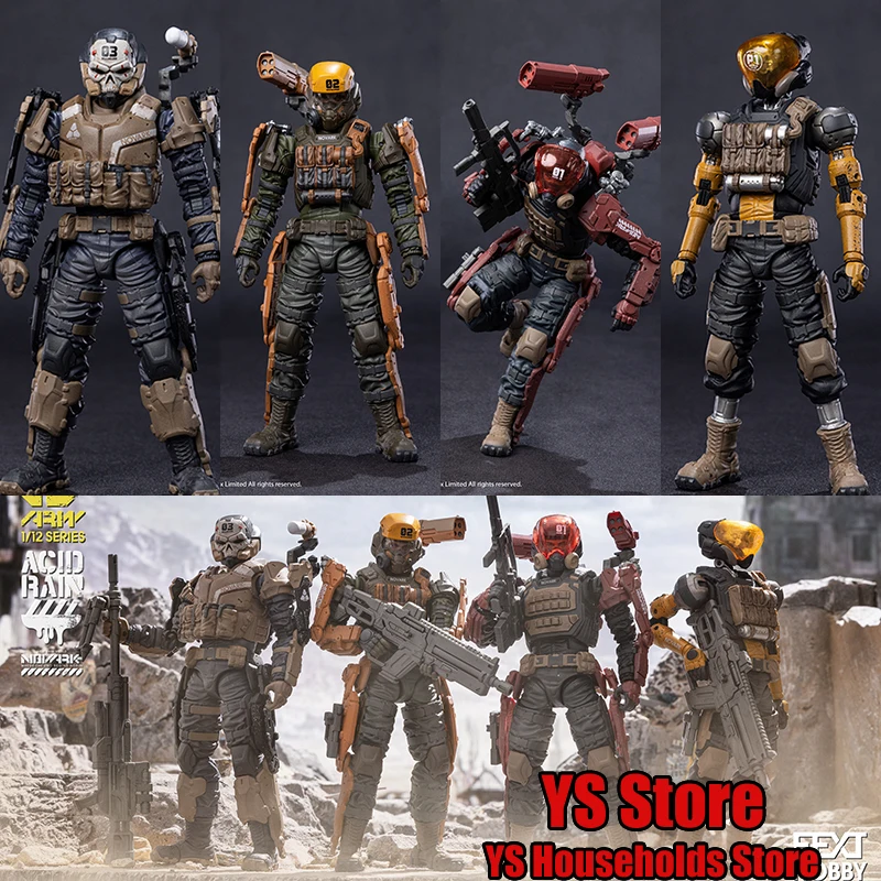 

1/12 FXH-AR-001 Thame FXH-AR-002 WAR BANNER FXH-AR-003 SKULL WELDER FXH-AR-004 PROTEUS 6inch Acid Rain War Series Soldier Toys