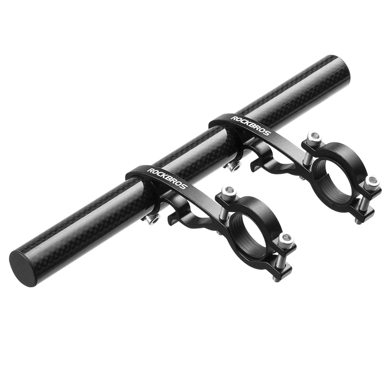 ROCKBROS Bicycle Handlebar Extension Bracket Carbon Fiber Multifunctional Bike Support Rack For GPS Computer Light Mount Holder